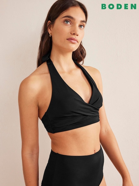 Boden Black Levanzo Halter Bikini Top (588610) | €48