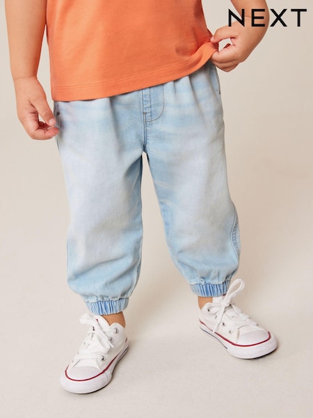 Light Blue Denim Cuffed Pull On Jeans (3mths-7yrs) (588972) | € 11 - € 12