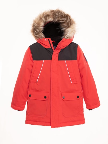 Perry Ellis America Red Woven Parka (589199) | €54 - €60