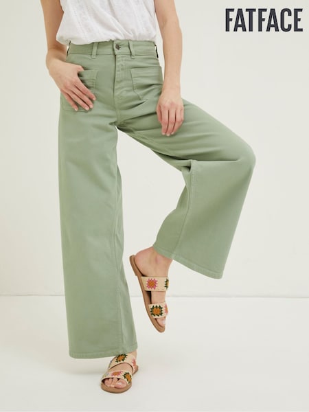 Зеленый - FatFace Cassie Marine Straight Jeans (589467) | €20