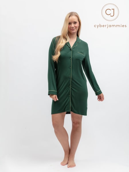 Verde - Camisón de punto Revere de Cyberjammies