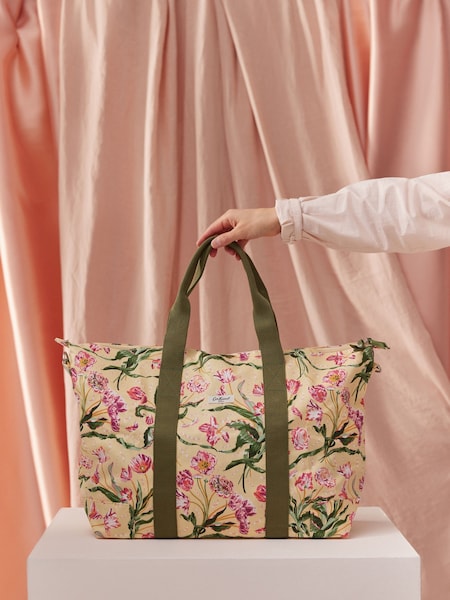 Cath Kidston Yellow Floral Fancy Print Cath Kidston Overnight Travel Bag (590256) | €44