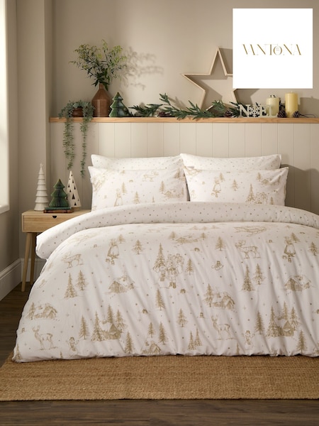 Vantona Christmas Santa Duvet Cover Set