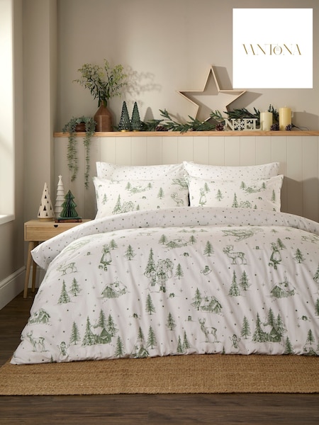 Vantona Christmas Santa Duvet Cover Set