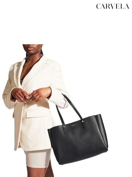 Carvela Freya Black Triple Compartment Tote Bag (590724) | 5,347 UAH