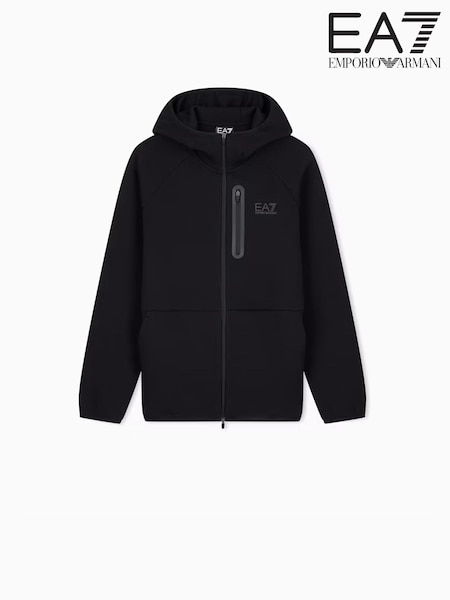 Black - Regular Ea7 Regular-fit Logo Sweat Top