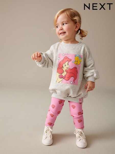 Grey Disney Little Mermaid Ariel Jumper and Leggings Set (3mths-7yrs) (590921) | €12 - €13