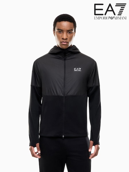 Black - Regular Ea7 Regular-fit Logo Sweat Top
