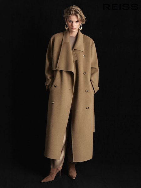 Caqui - Atelier Wool Blindseam Double-breasted Coat