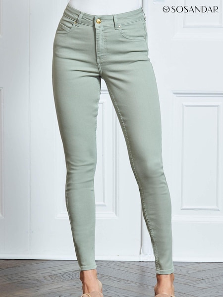Vihreä - Sosandar Perfect Skinny Jeans (592272) | €60