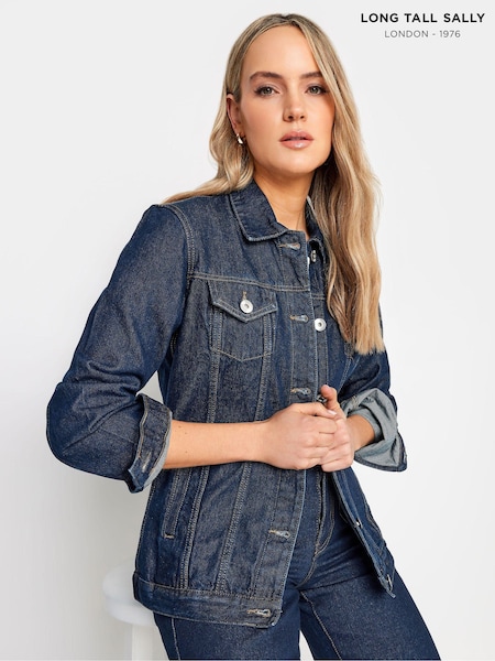 Long Tall Sally Blue 100% Cotton Denim Jacket (592347) | €56