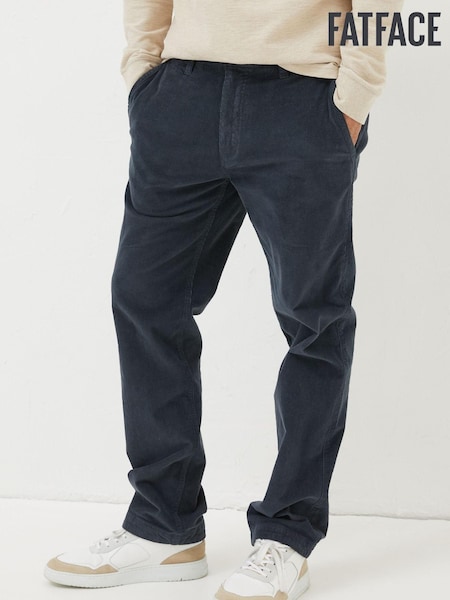 FatFace Blue Straight Cord Trousers (592491) | €34