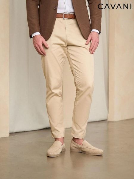 Cream - Regular Cavani Breezy Suede Loafers