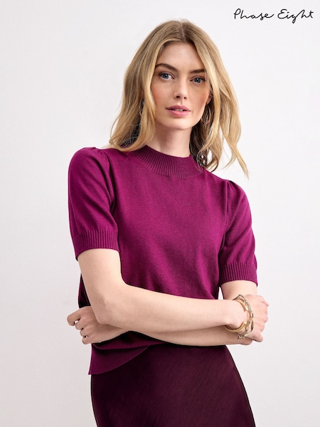 Розовый - Трикотажный топ Phase Eight Charmaine