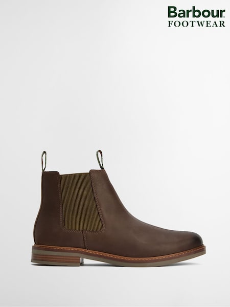 Barbour® Choco Brown Farsley Chelsea Boots (594473) | ₪746