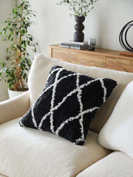 Monochrome 50 x 50cm Tufted Berber Cushion (595177) | OMR7