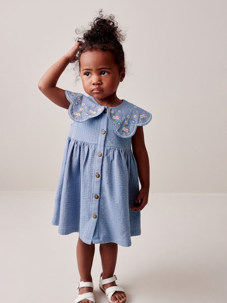 Bleu - 100Robe d'été en coton (3mths-7yrs) (595288) | € 9 - € 10