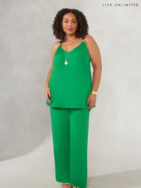 Live Unlimited Curve Green Wide Leg Trousers (595306) | €37