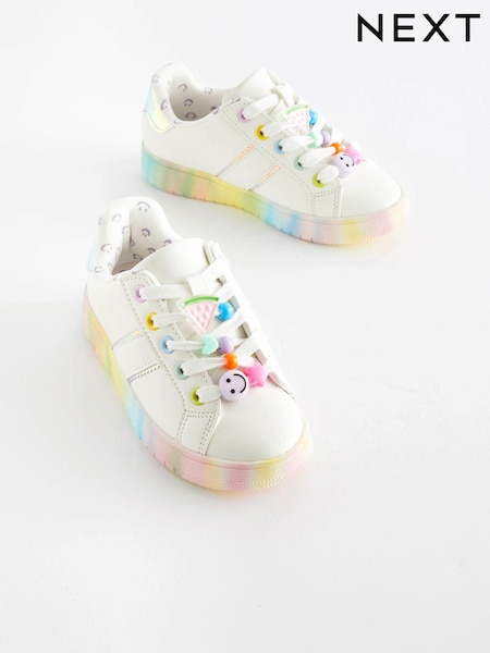 Bela mavrica - Beaded Chunky Lace-Up Trainers (597922) | € 24 - € 31