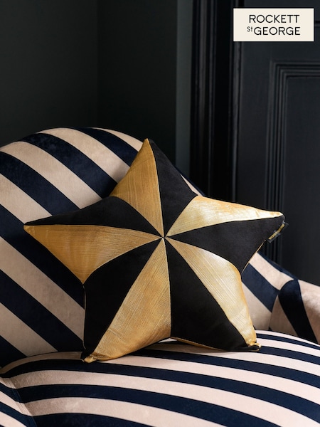 Rockett St George Gold Star Cushion (598246) | €44