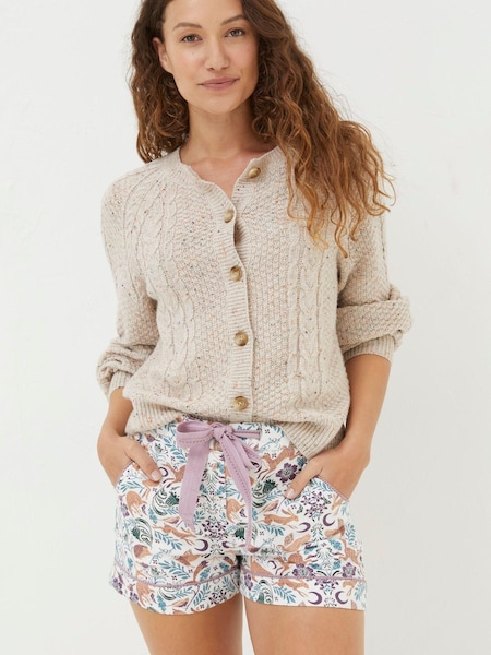FatFace Cream Lino Fox Shorts (599234) | €17.50