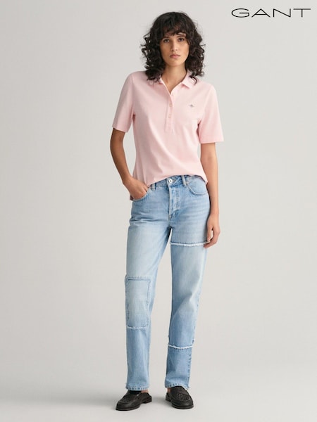 Roz - Polo GANT Slim Shield Pique 100% Cotton Tricouri (599538) | 333 LEI