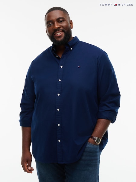 أزرق - Regular Tommy Hilfiger Regular Fit Flex Flannel Shirt
