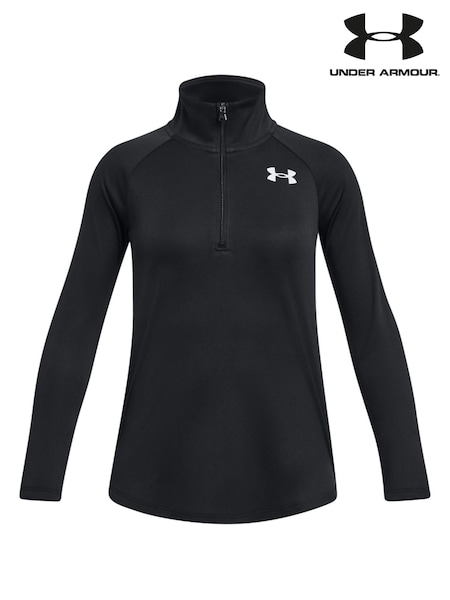 Under Armour Black Tech Graphic 1/2 Zip Sweatshirt (599974) | AED181