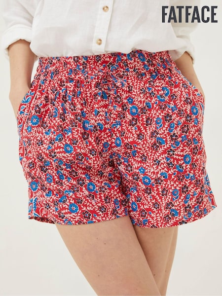 FatFace Red Woodblock Flippy Shorts (599983) | €21