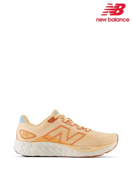 New Balance Orange Womens Fresh Foam 680 v8 Trainers (599985) | €72