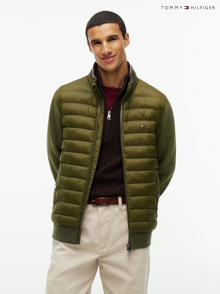 Зеленый - Regular Tommy Hilfiger Quilted Zip-thru Jackets