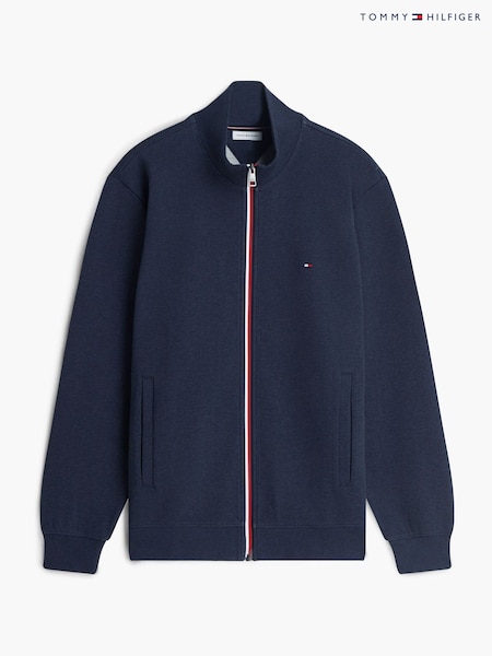 Blue - Regular Tommy Hilfiger Global Stripe Terry Track Jacket