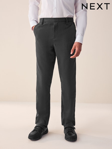Gri - School Formal Straight Trousers (3-17yrs) (600620) | 60 LEI - 119 LEI