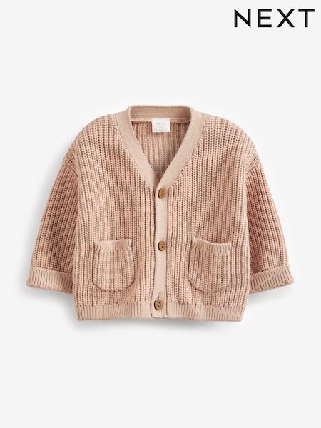 Pink - Baby Knitted Cardigan (0-18mths) (600729) | 9 € - 10 €