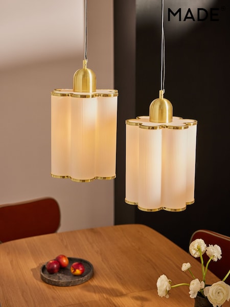 MADE.COM Brass Single Pendant Stella Light (600890) | €49