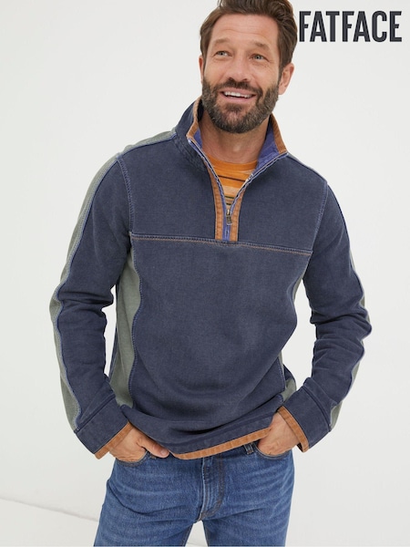 FatFace Airlie Ink Blue Panel Sweatshirt (600907) | €52.50