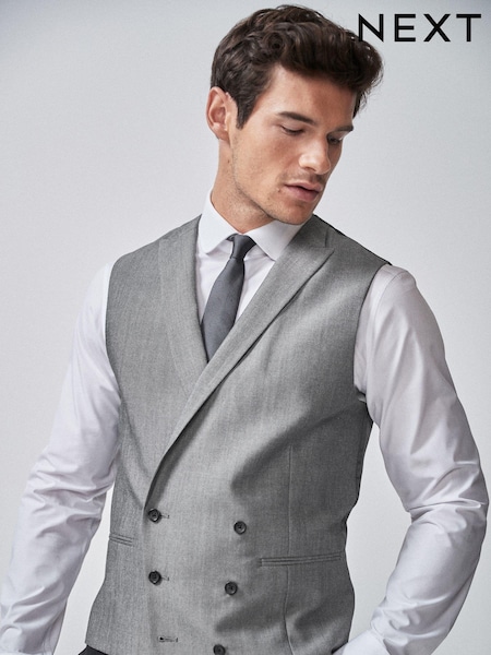 Light Grey Morning Suit Waistcoat (601107) | €7