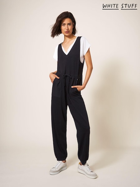 White Stuff Black Jersey Lainey Jumpsuit (601313) | €39