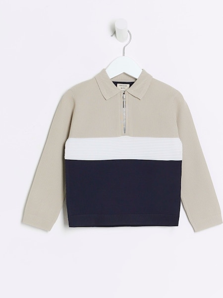 River Island Boys Blocked Stitch Polo Jumper (601793) | € 9