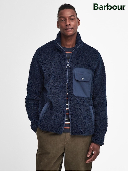 Barbour® Navy Moor Berber Fleece Jacket (601987) | €80