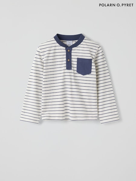 White - Polarn O. Pyret Long Sleeve Top