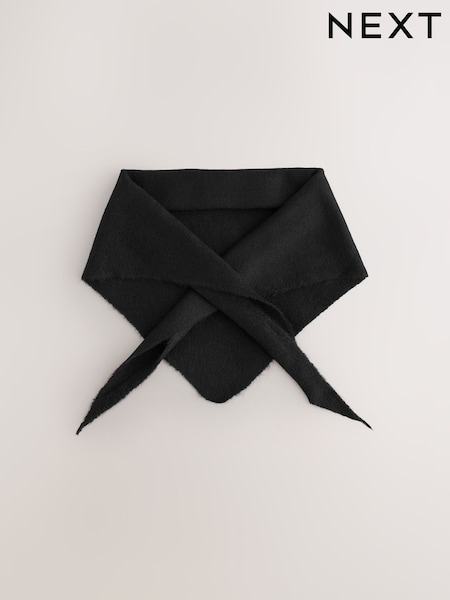 Negro - Regular Triangle Knitted Scarf