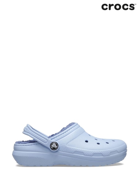 Crocs Pale Blue Toddler Classic Lined Clogs (604073) | €25