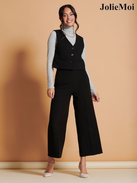 Jolie Moi Black Tailored Waistcoat (604121) | €20