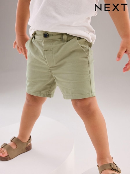 Sage Green Chinos Shorts (3mths-7yrs) (604177) | $10 - $14