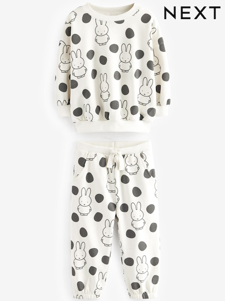 Cream Miffy Sweatshirt And Joggers Set (3mths-7yrs) (604818) | €18 - €22