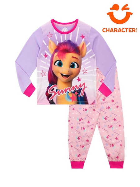 Character Purple Long Sleeved Girls Pyjama Set (605125) | 34 QAR