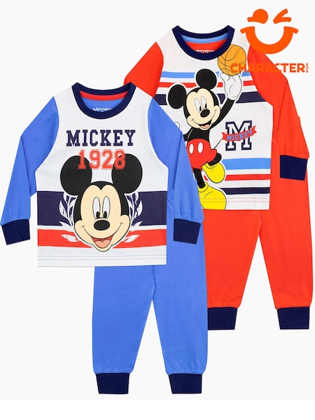 Character 100% Cotton Mickey Mouse Pyjamas 2 Pack (605322) | 44 €