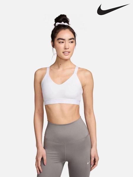 Белый - Nike Indy Medium Support Padded Sports Bra (605624) | €50
