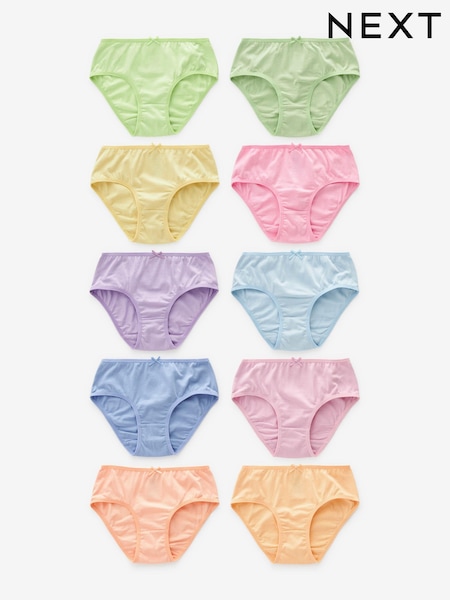 Multi Pastel Briefs 10 Pack (1.5-16yrs) (605667) | $21 - $29